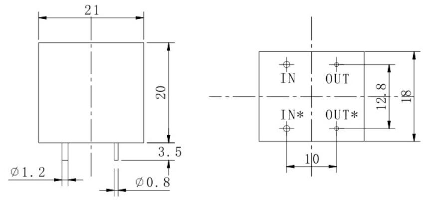 TR2121-1 Ultramicro current transformer